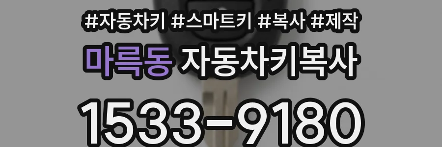 마륵동 자동차키복사