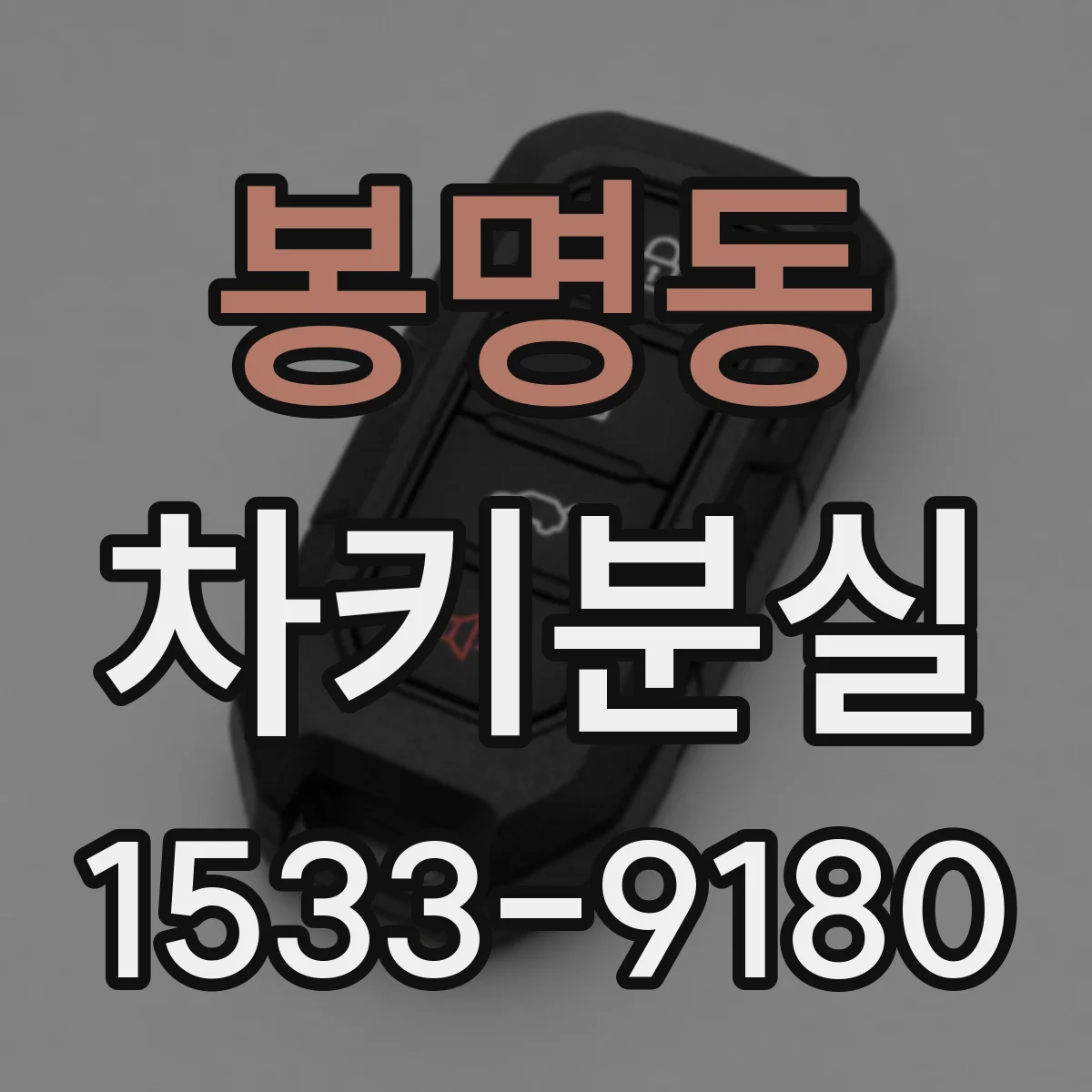 봉명동 차키분실