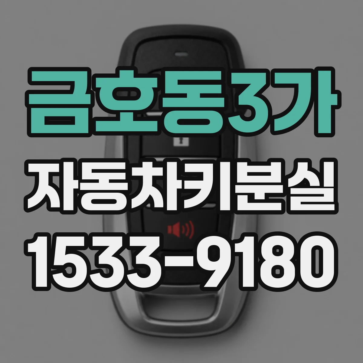 금호동3가 자동차키분실