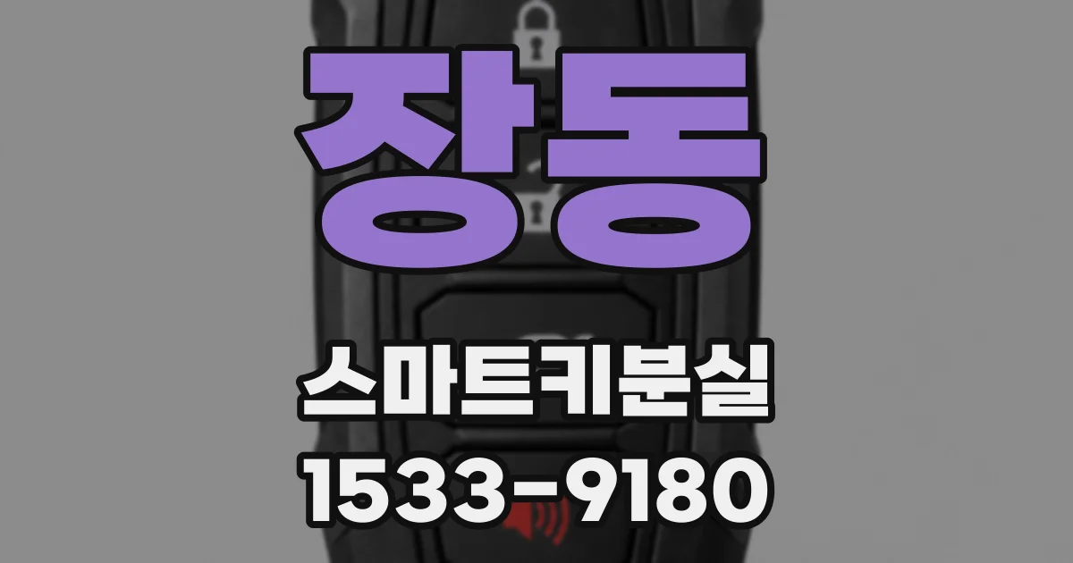 장동 스마트키분실