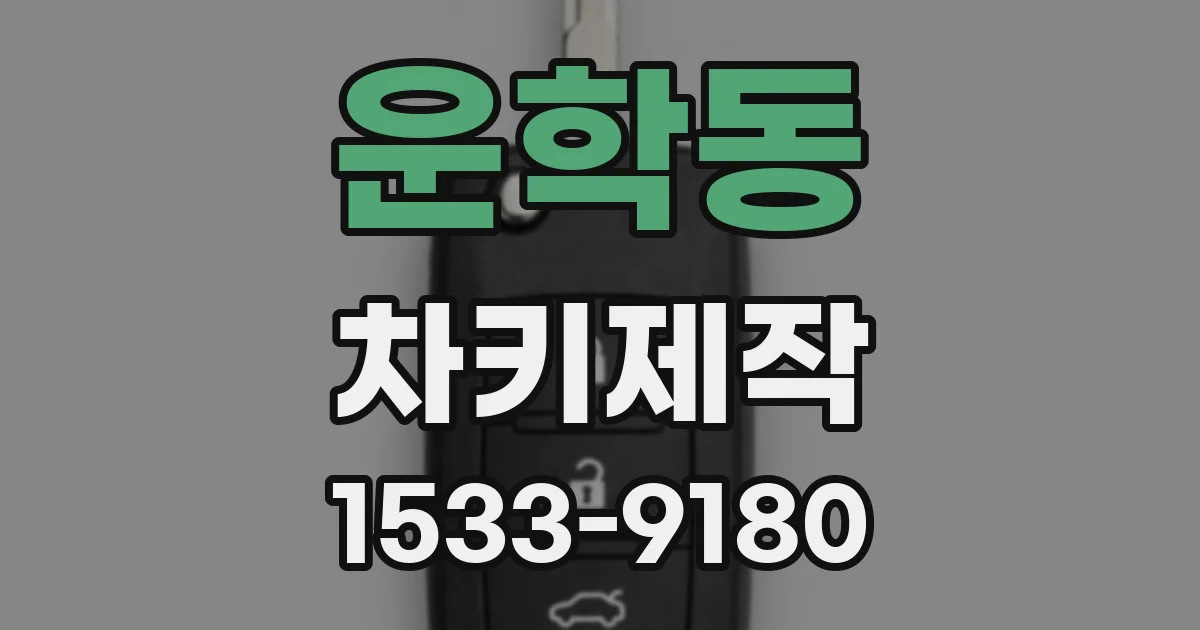 운학동 차키제작