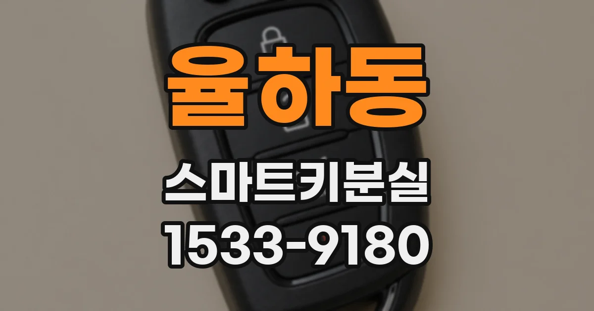 율하동 스마트키분실