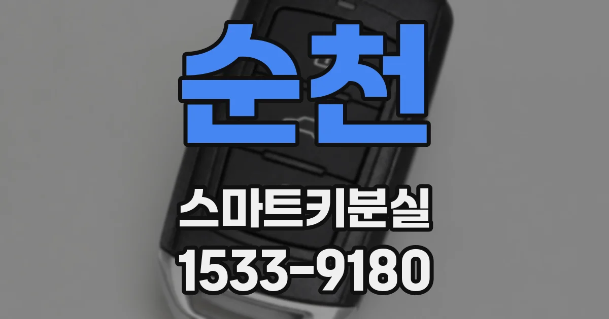 순천 스마트키분실