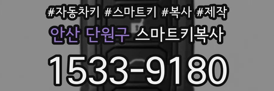 안산 단원구 스마트키복사