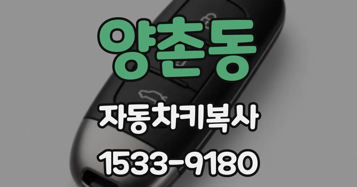 양촌동 자동차키복사