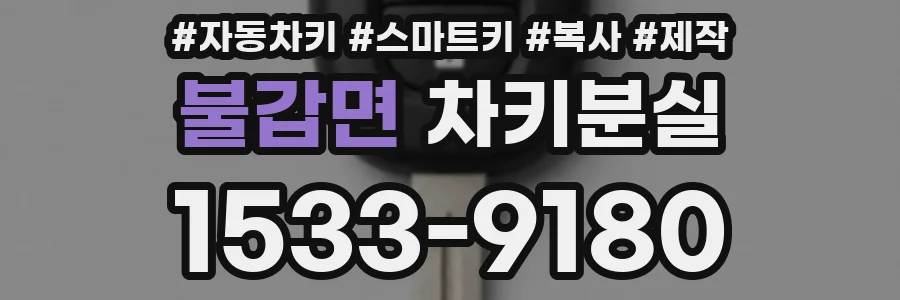 불갑면 차키분실