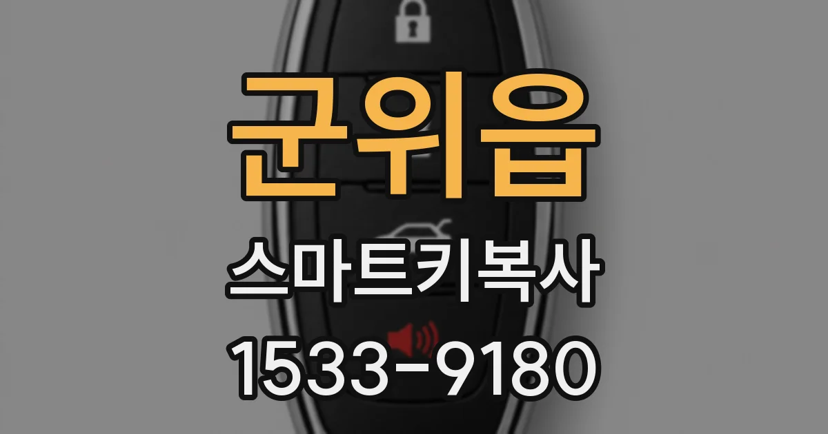 군위읍 스마트키복사