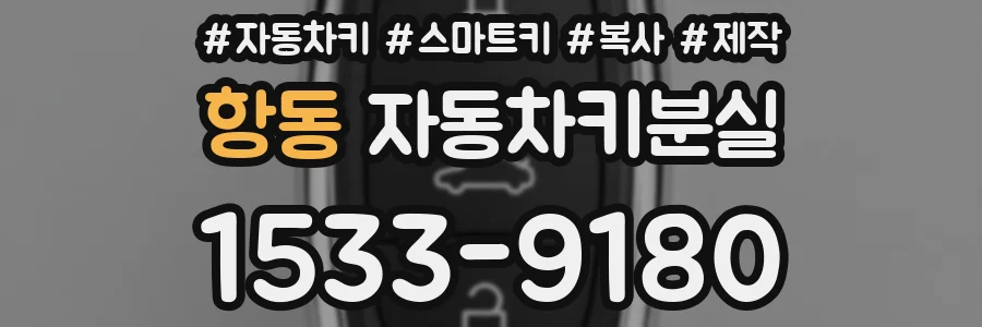 항동 자동차키분실