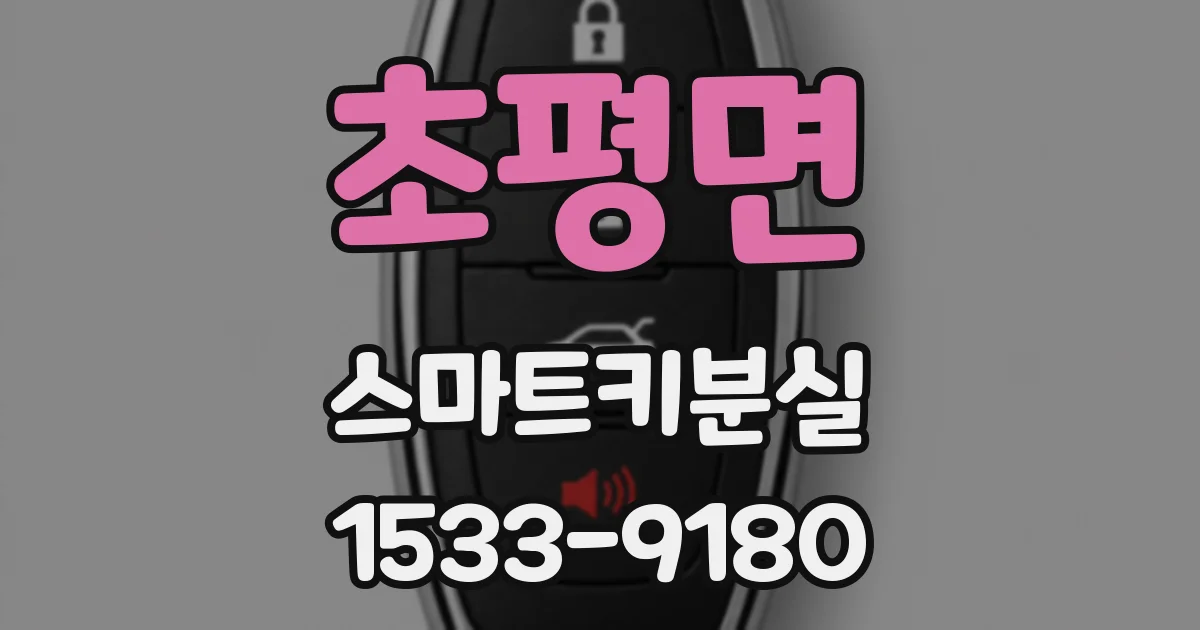 초평면 스마트키분실