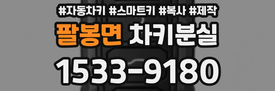 팔봉면 차키분실