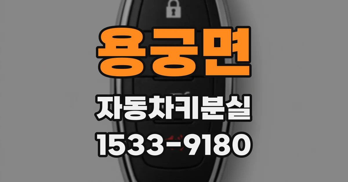 용궁면 자동차키분실