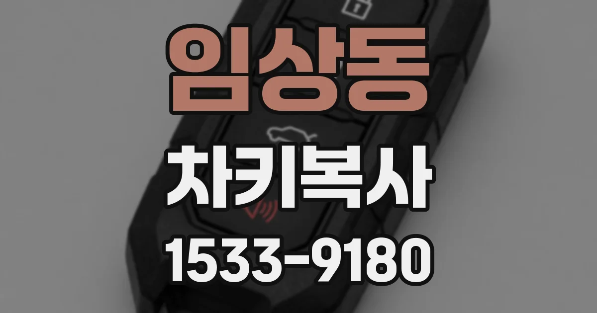 임상동 차키복사