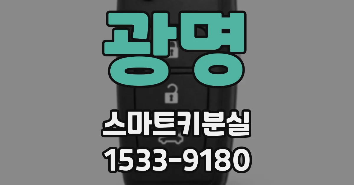 광명 스마트키분실