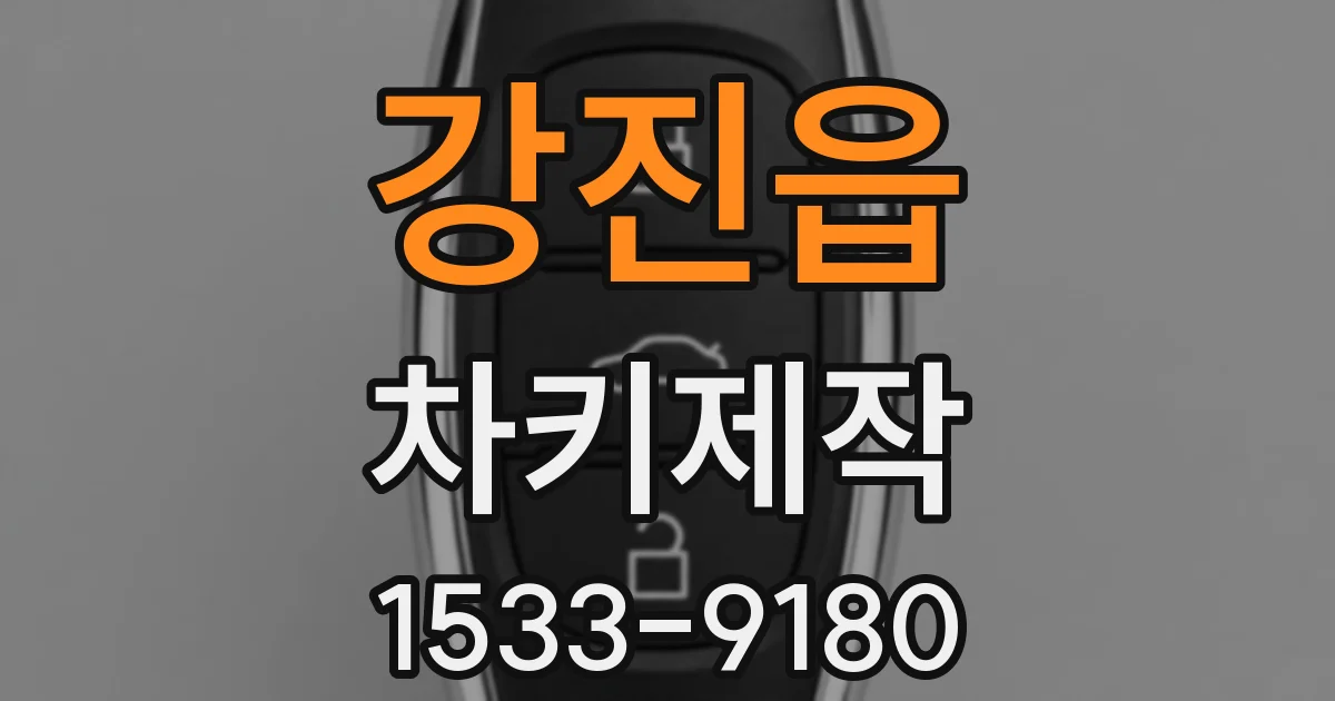 강진읍 차키제작