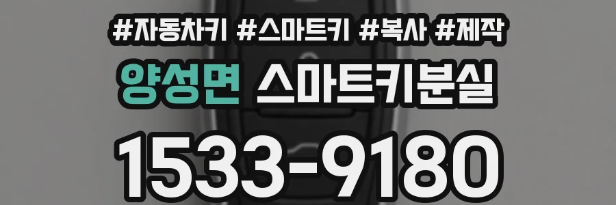 양성면 스마트키분실