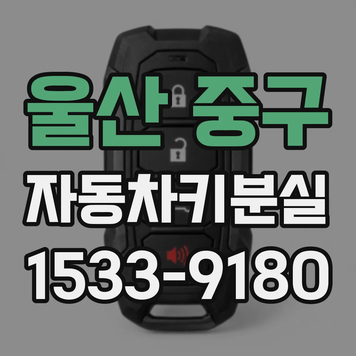 울산 중구 자동차키분실