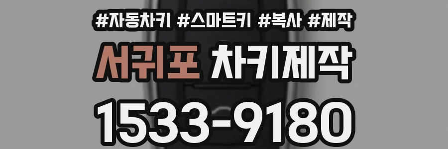 서귀포 차키제작