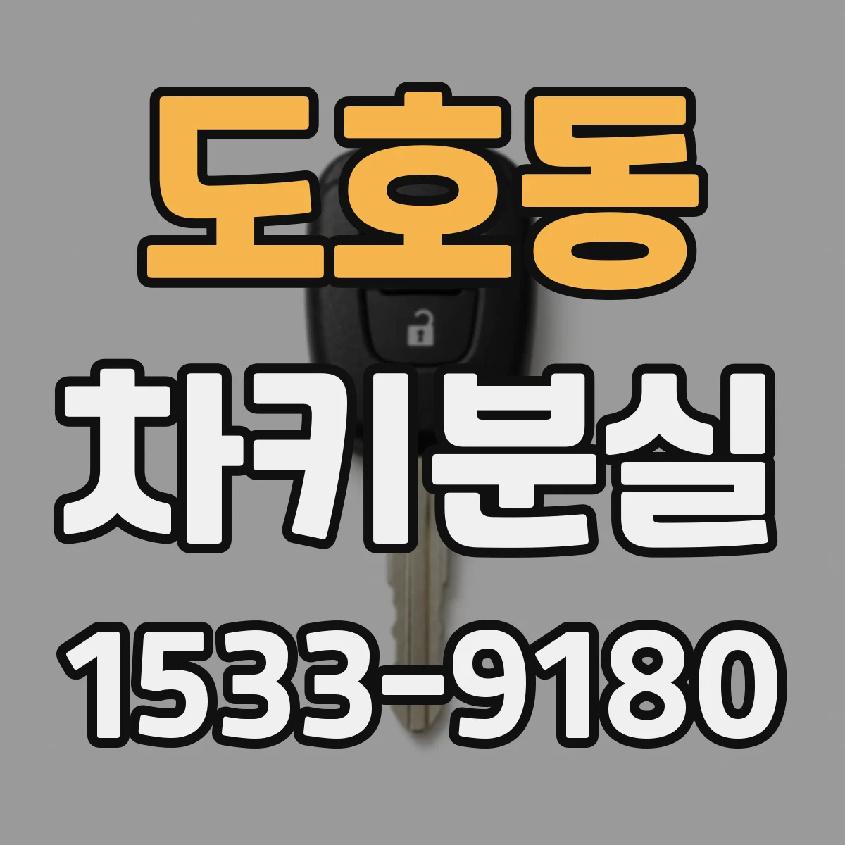 도호동 차키분실