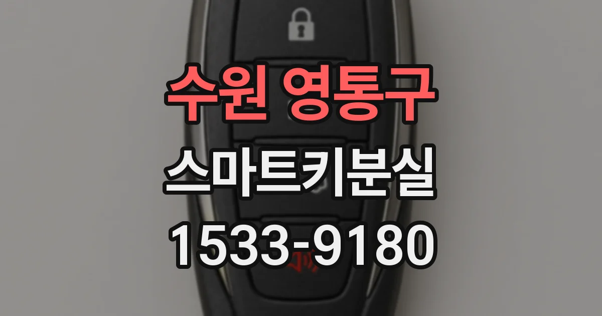 수원 영통구 스마트키분실