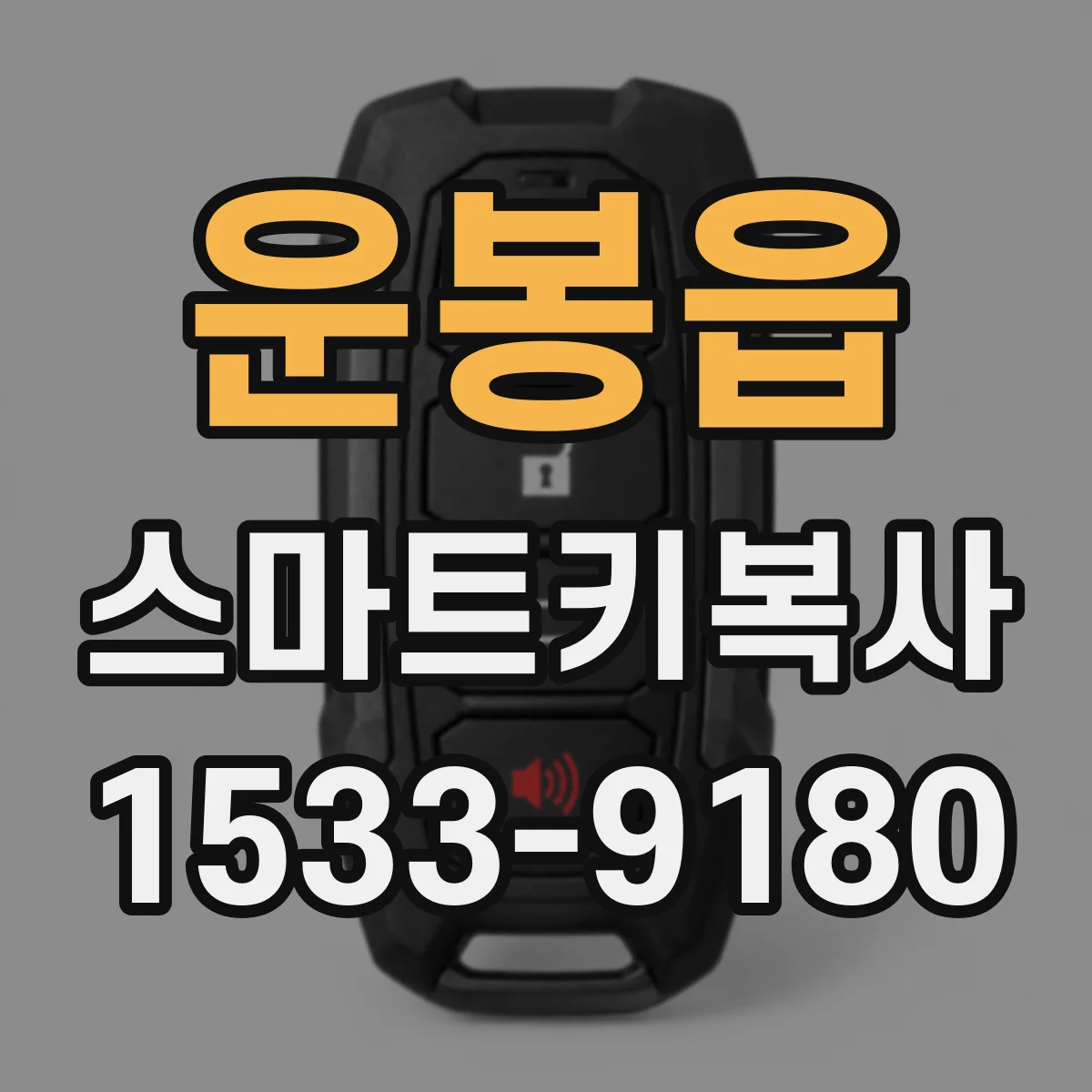 운봉읍 스마트키복사