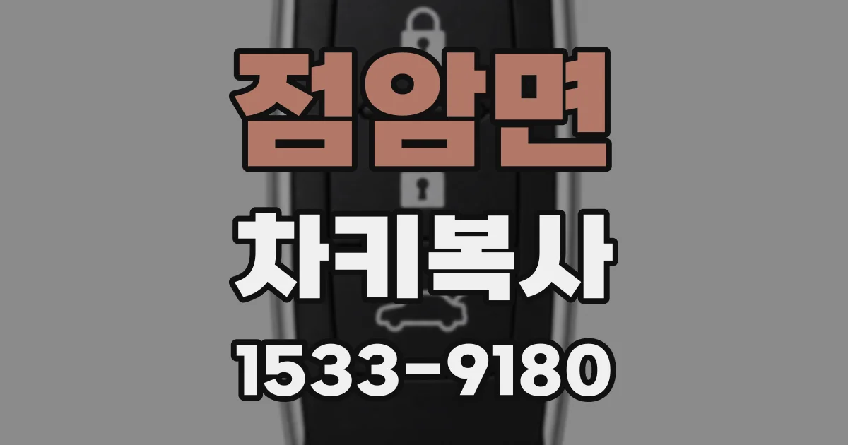 점암면 차키복사