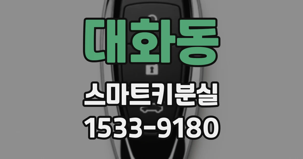 대화동 스마트키분실
