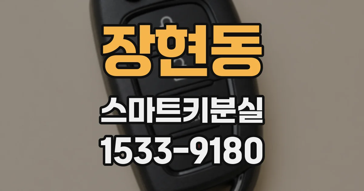 장현동 스마트키분실