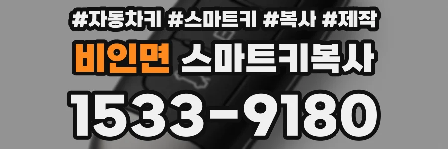 비인면 스마트키복사