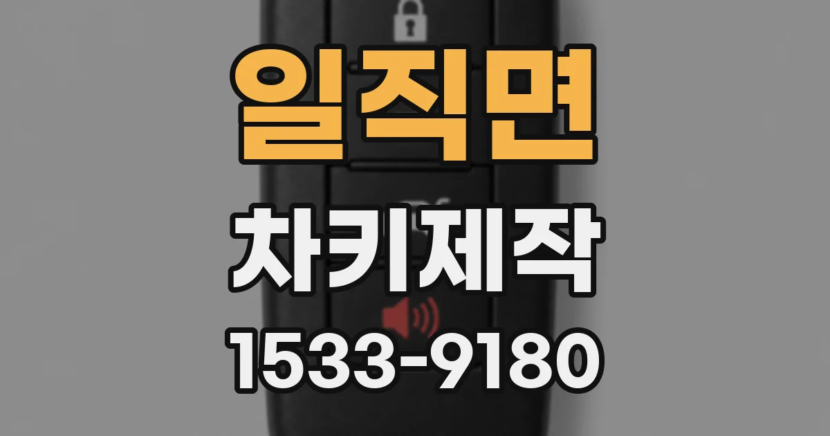 일직면 차키제작