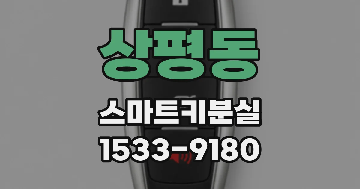 상평동 스마트키분실