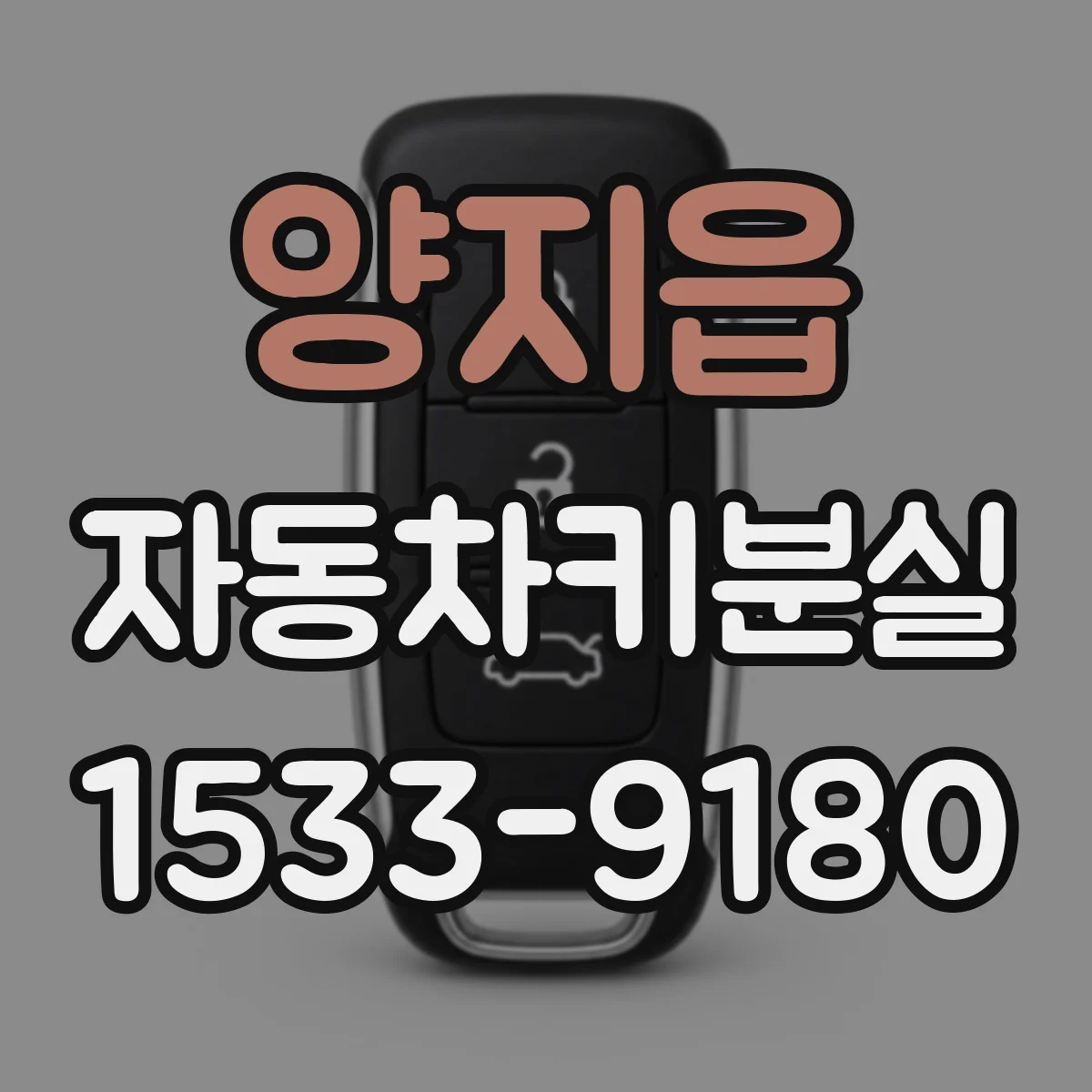 양지읍 자동차키분실