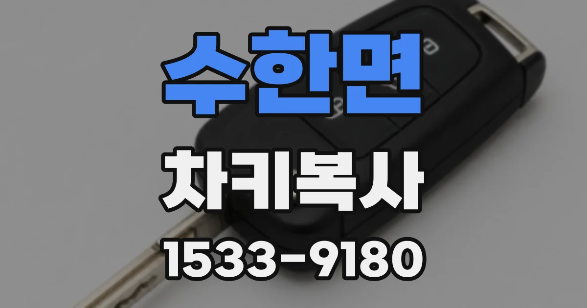 수한면 차키복사