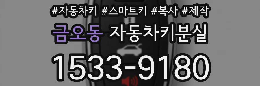 금오동 자동차키분실