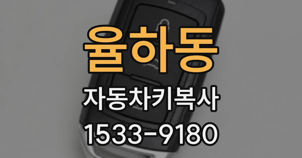 율하동 자동차키복사