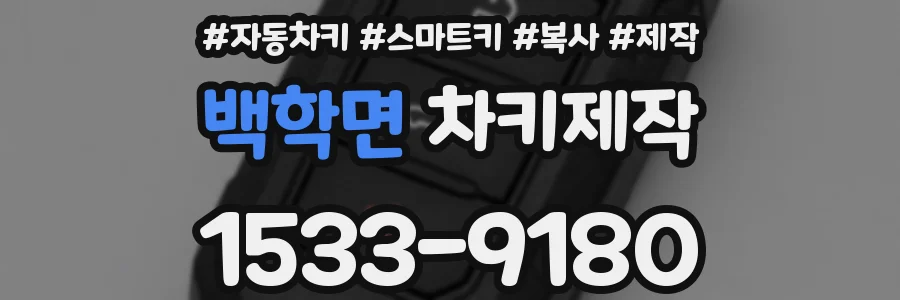 백학면 차키제작