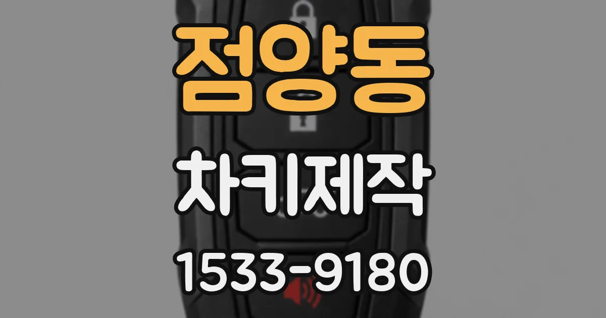 점양동 차키제작