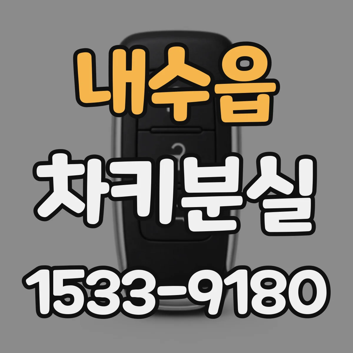 내수읍 차키분실