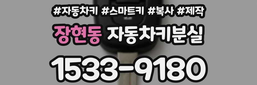 장현동 자동차키분실