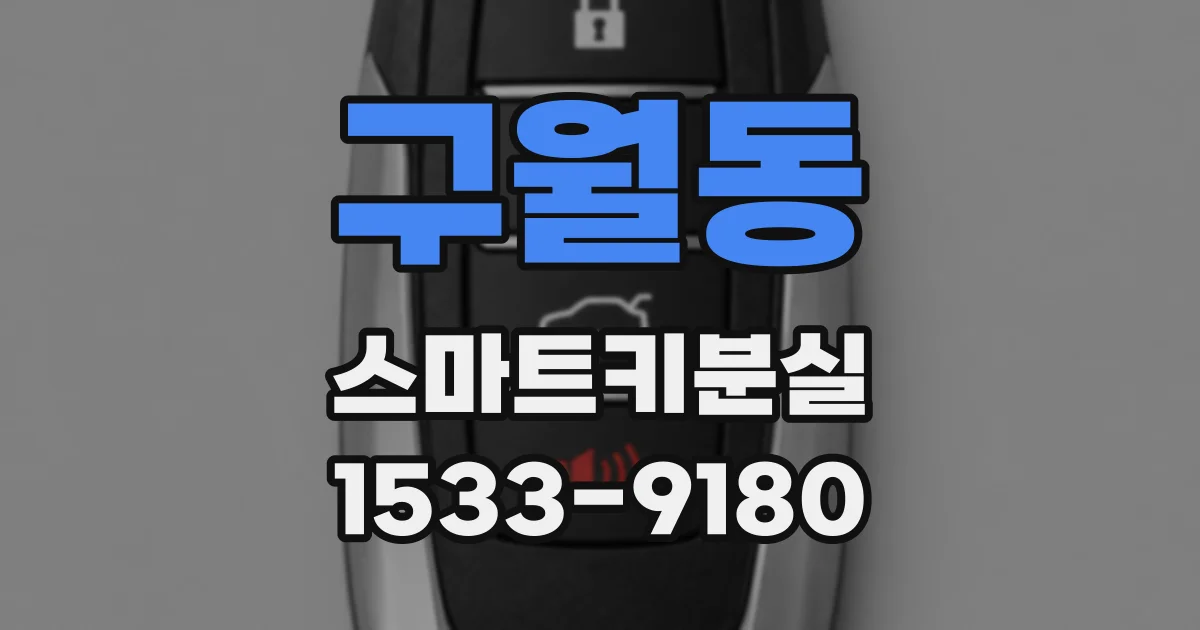 구월동 스마트키분실