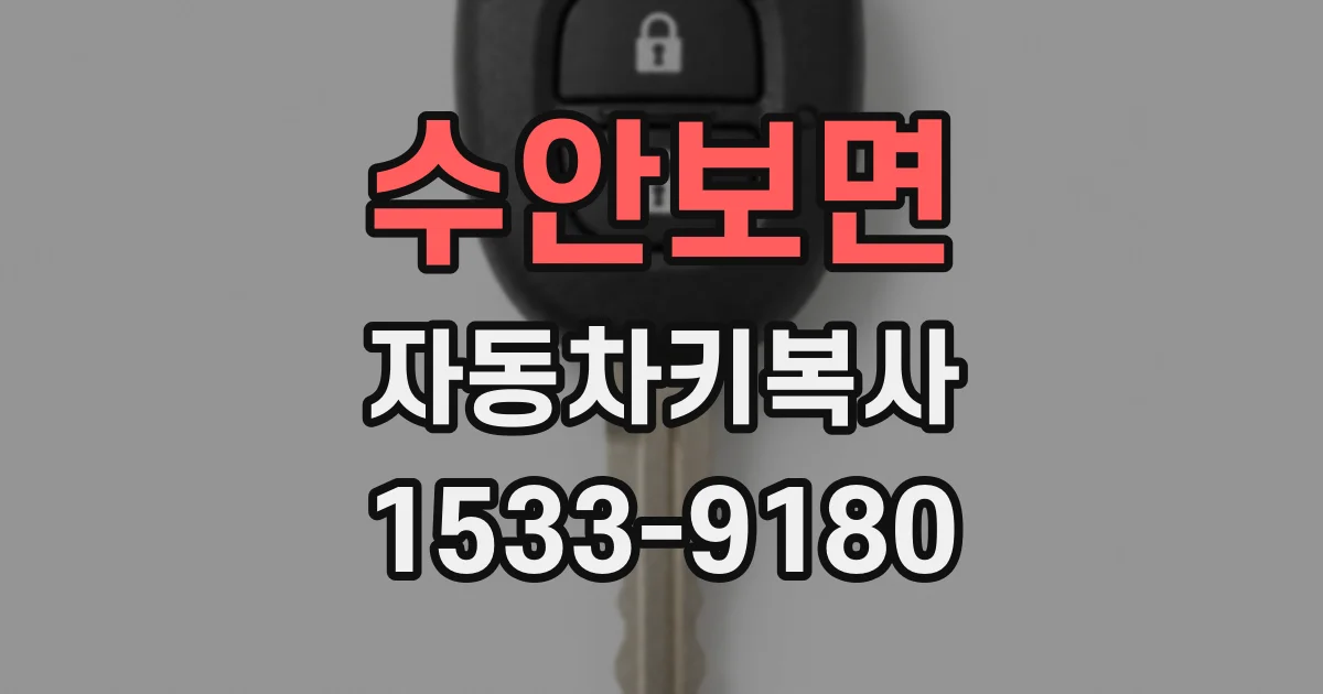 수안보면 자동차키복사