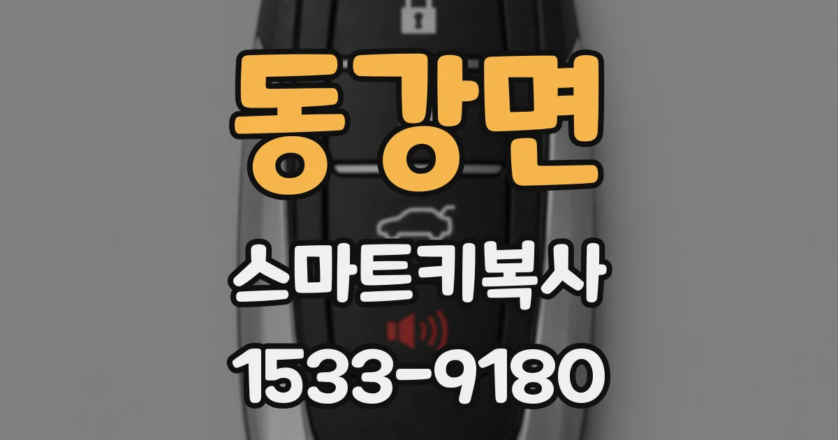 동강면 스마트키복사