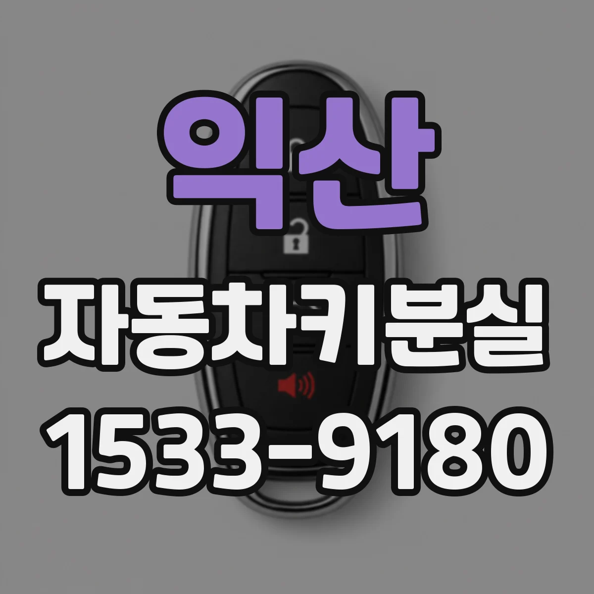 익산 자동차키분실