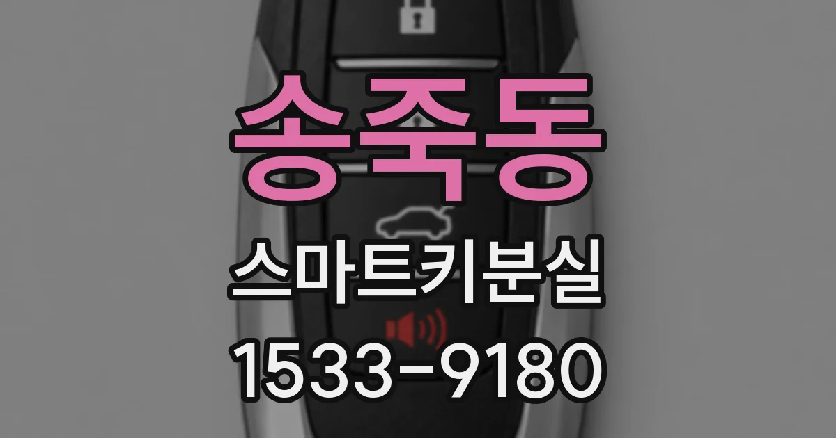송죽동 스마트키분실