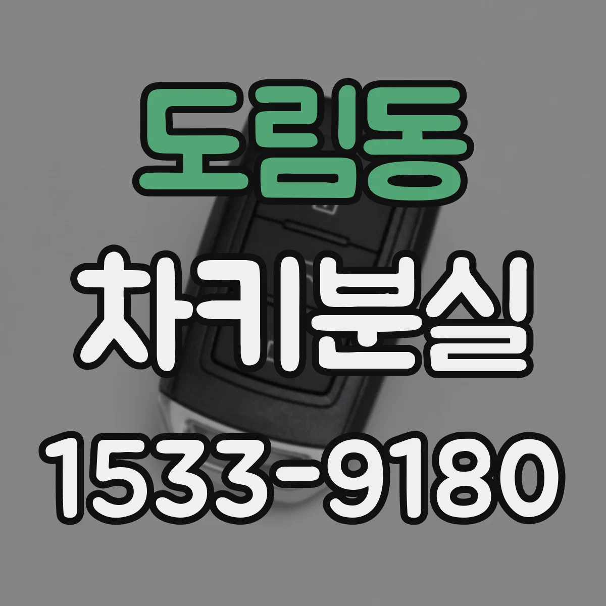 도림동 차키분실