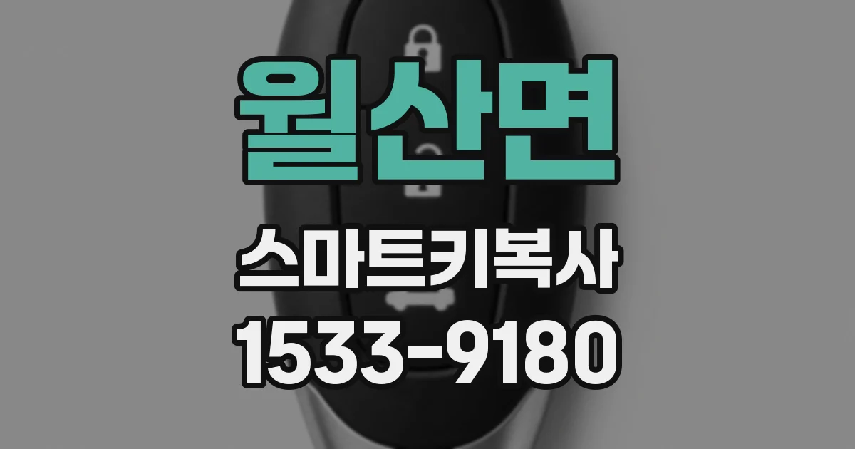월산면 스마트키복사