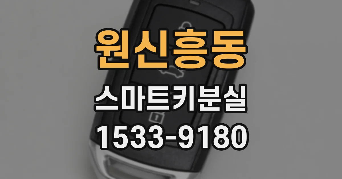 원신흥동 스마트키분실