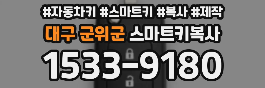 대구 군위군 스마트키복사