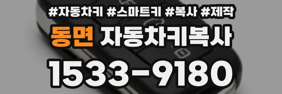 동면 자동차키복사