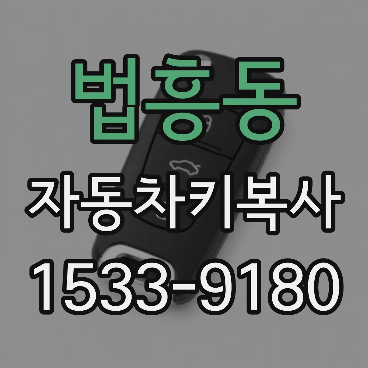법흥동 자동차키복사