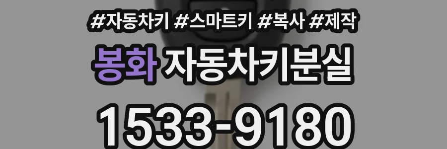 봉화 자동차키분실